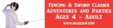 Guard UP Fencing & Sword Classes and Birthday Parties - Display Image