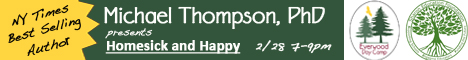 Michael Thompson, PhD presents Homesick and Happy- Display Image