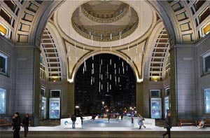 Ice Skating at the Boston Harbor Hotel's Rotunda Rink
