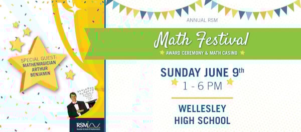 RSM Math Festival and Awards Ceremony - Wellesley