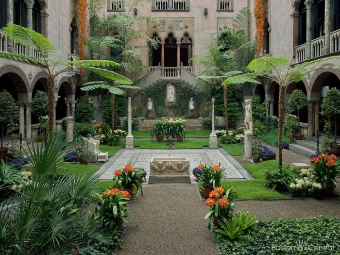 boston museums isabella stewart gardner courtyard
