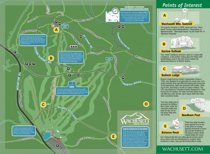 Wachusett Mountain Hiking Trails Hiking Wachusett Mountain