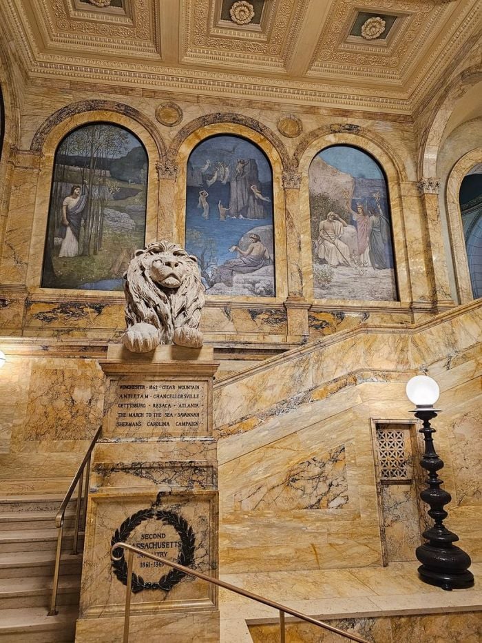 boston public library pierre Puvis de Chavannes mural