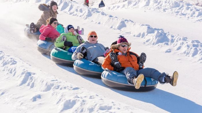 snow tubing near boston