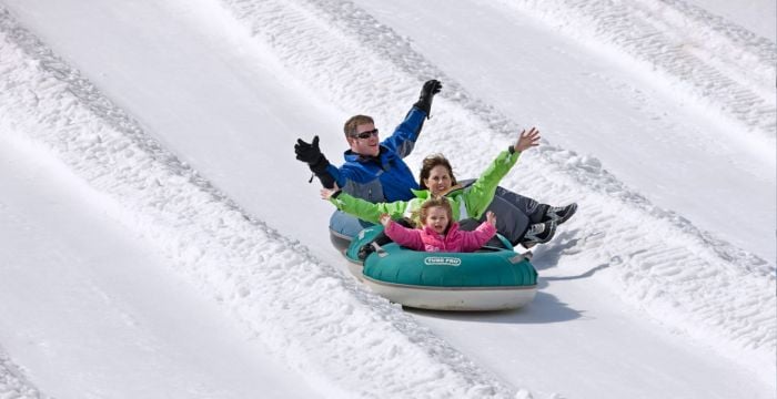 snow tubing near boston