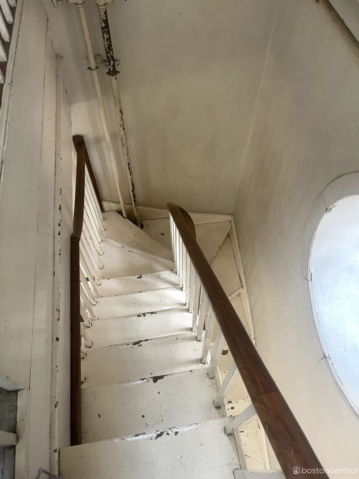 boston old north church gallery stairs