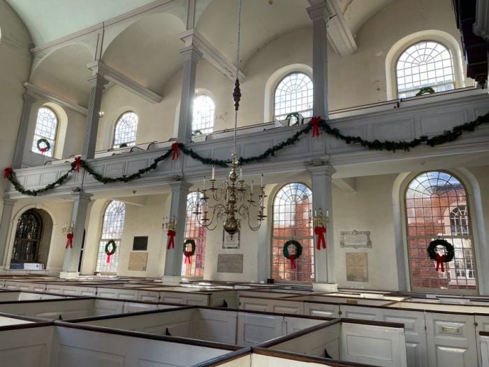 old north church boston christmas decorations