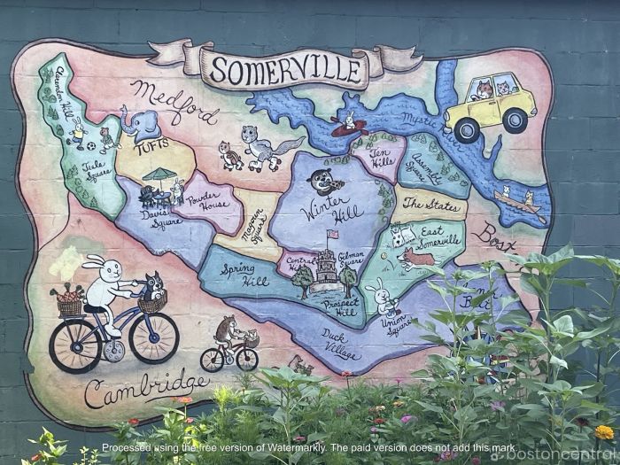 somerville community path mural map