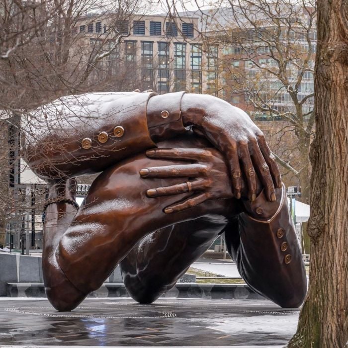 The Embrace boston common MLK Martin Luther King Junior Memorial