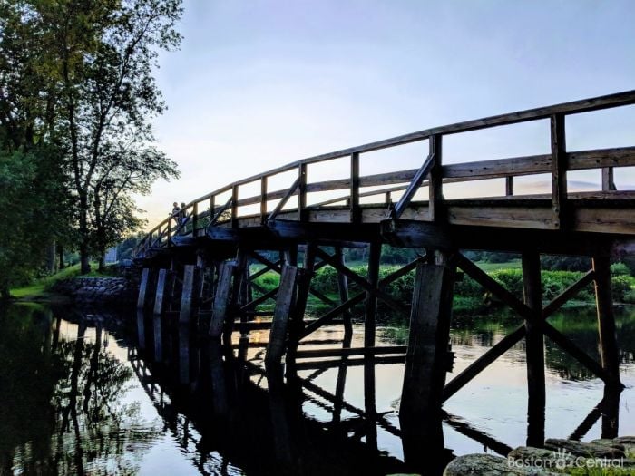 Old North Bridge Concord at Dusk