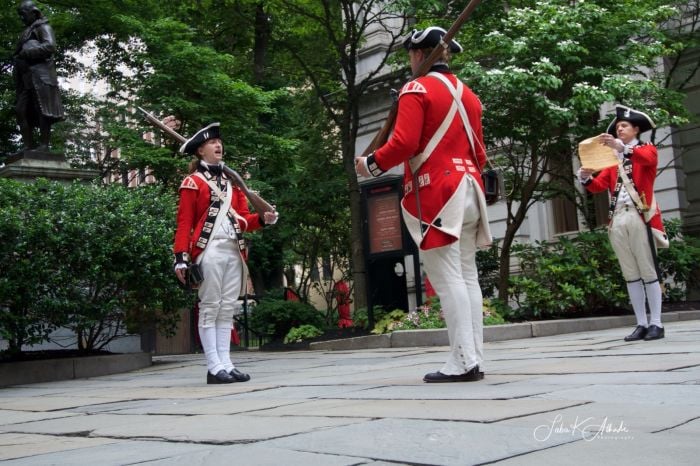 Boston Freedom Trail Redcoats