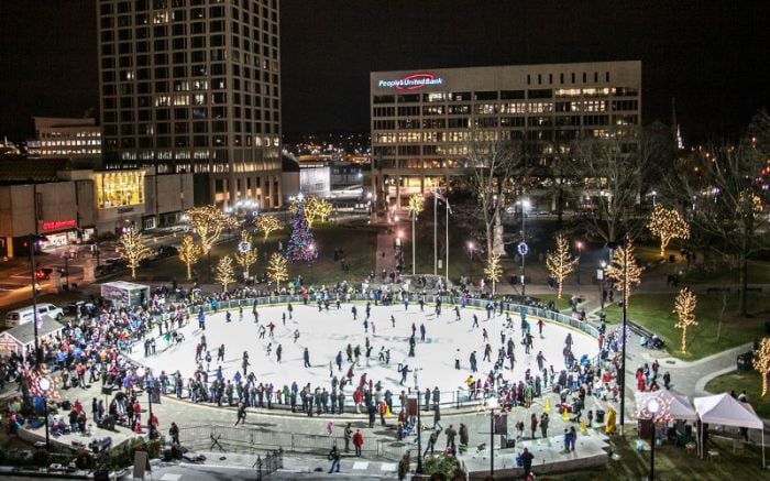 ice skating near boston worcester common oval