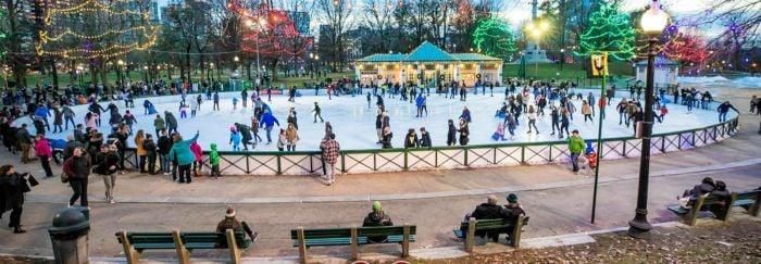 boston frog pond ice skating