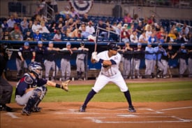 bridgeport bluefish minor league baseball photo