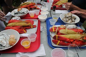 cabbage island clambakes photo