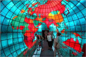 how do you see the world experience  mapparium globe photo