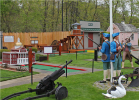 golf on the village green photo