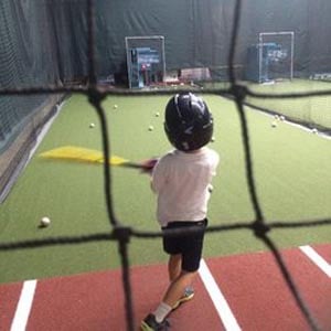 the hit zone  indoor baseball  softball photo