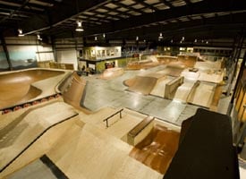 mountain bike skate park