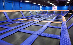 sky zone indoor trampoline park photo