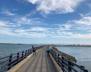 castle island walkway photo