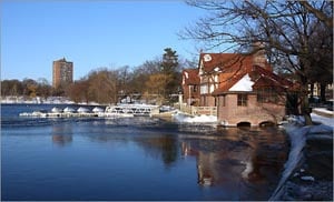 jamaica pond boating  sailing photo