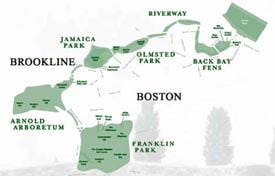 emerald necklace charles river boston harbor photo