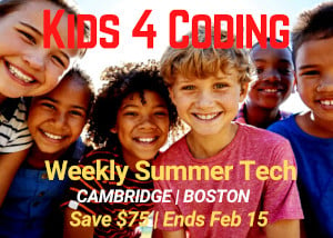 kids 4 coding   on-campus cambridge and west roxbury photo