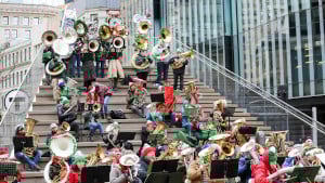 boston christmas tubas at downtown crossing new date photo