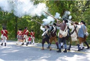 sudbury colonial faire  muster of fyfes  drums photo