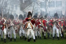 battle of lexington boston patriots day reenactment  activities photo