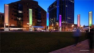 winter lights on the greenway photo