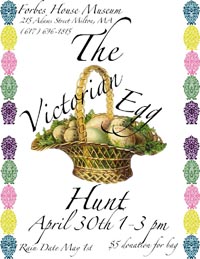 victorian egg hunt at forbes house museum photo