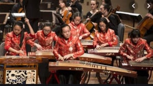 chinese dulcimer guzheng youth band photo