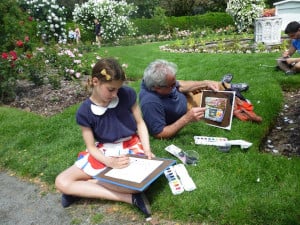 parkarts summer watercolor painting workshops 2023 photo