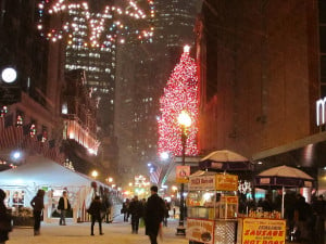 downtown boston annual christmas tree lighting photo