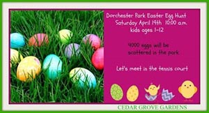 dorchester park easter egg hunt photo