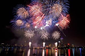 Celebrate Boston Harbor Fireworks from Nantucket Lightship LV-112