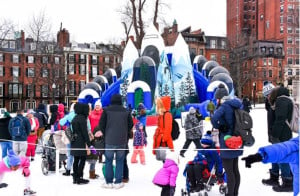 children's winter festival on the boston common photo