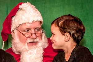 santa saturdays at franklin park zoo photo