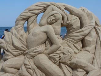 revere beach sand castle sculpting festival 2022 photo