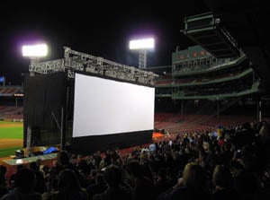 red sox invite fans to movie night at fenway park photo