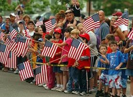 quincy flag day parade photo