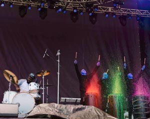blue man group boston hosts annual drum-off competition photo