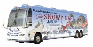 jan brett 2018 'snowy nap' tour comes to dedham photo