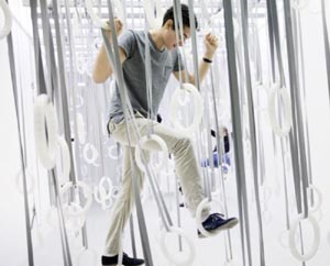 choreographic objects exhibit at the ica william forsythe photo