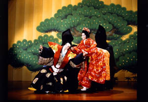 japanese puppet theater performance photo