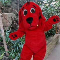 meet clifford the big red dog during franklin park zoo photo