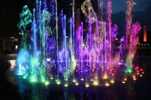 summer light shows at rings fountain photo