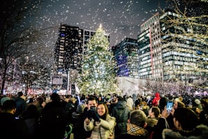 snowport boston seaport's winter wonderland holiday market photo